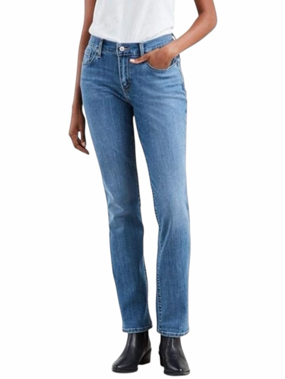 Levi's 505 Women's Straight Leg Jeans•Long Inseam